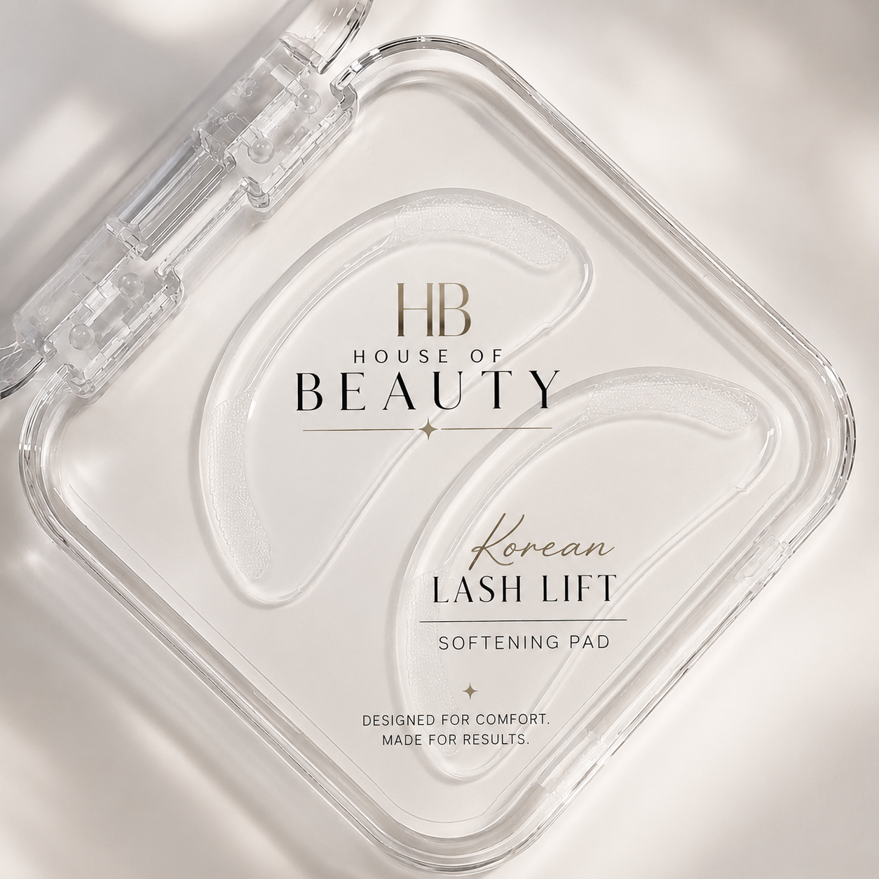 Korean lash lift softening pads
