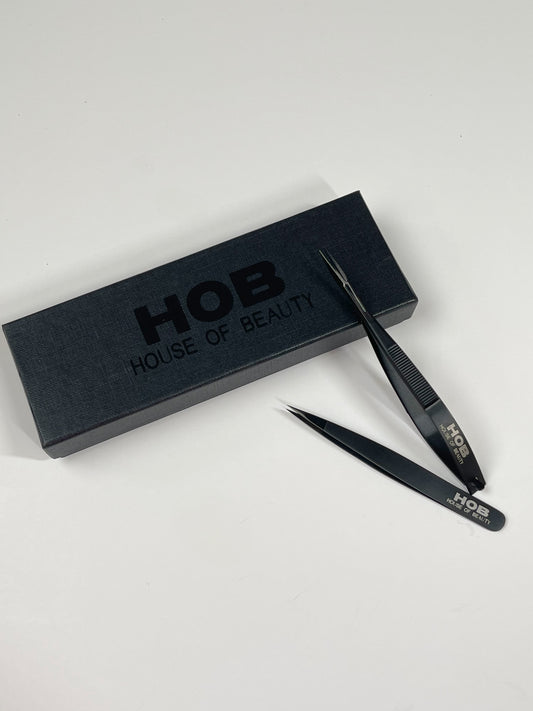 Precise Brow Trimming Scissors & Tweezer set